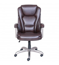 Heavy-Duty Bonded Leather Commercial Office Chair with Memory Foam