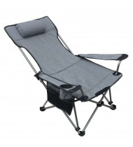 Outdoor Folding Deck Chair Camping Foldable Portable Reclining Beach Chair 