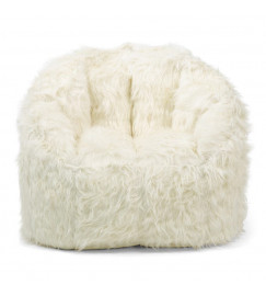 2.5ft Shag Faux Fur Bean Bag Sofa Chair Soft Lazy ...