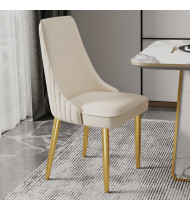 Minimalist Modern Leather Dining Chair 