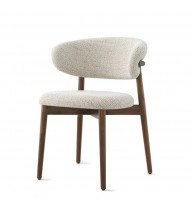 Modern Minimalist Dining Chairs Wooden Design Soft Comfortable Chairs * 2